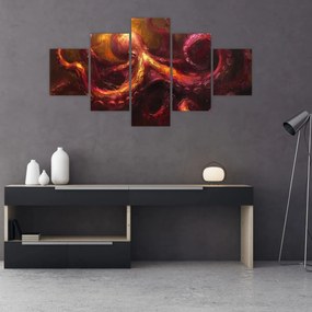 Obraz - Ośmiornica, obraz olejny (125x70 cm)