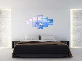 Obraz - Magiczne jezioro (125x70 cm)
