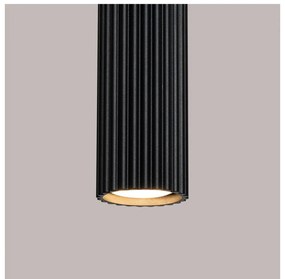 Czarna lampa wisząca Gleam – Sollux