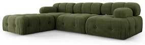 Ciemnozielony narożnik Ferento – Cosmopolitan Design