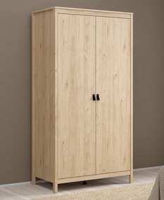 Dwudrzwiowa szafa ubraniowa Madrid 2D, jackson hickory