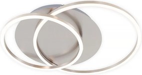 Lampa sufitowa LED z możliwością ściemniania/28W/230V 3000K matowy chrom