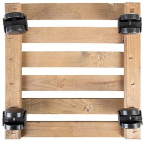 Drewniany kwietnik na kółkach (wysokość 8 cm) Indoor &amp; Outdoor – Esschert Design