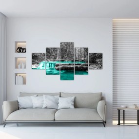 Obraz - Zimowa rzeka (125x70 cm)