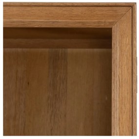 Witryna w dekorze jesionu w naturalnym kolorze 84,5x198 cm – Ixia