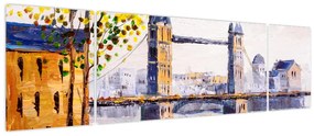 Obraz - Obraz miasta (170x50 cm)