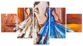 Obraz - tancerz, obraz olejny (125x70 cm)