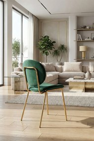 Krzeso Lenor z czarnego aksamitu