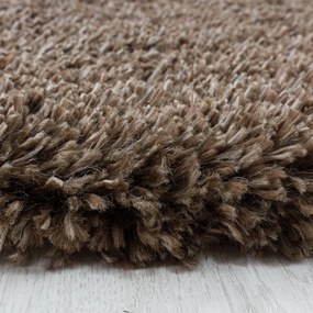Ciemnobrązowy chodnik 80x250 cm Fluffy – Ayyildiz Carpets