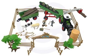 Woopie zestaw maszyn rolniczych traktor ciągnik zagroda mini farma osada rolnicy