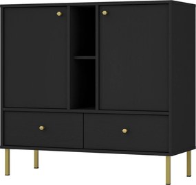 Komoda TORINO 100 cm do Salonu Sypialni Grafit