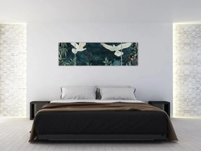 Obraz - Dwa gołębie (170x50 cm)