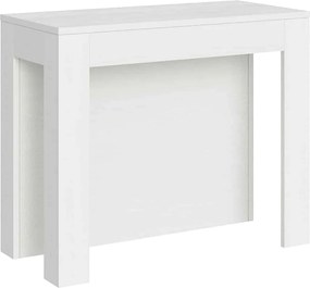 Konsola rozkładana 90x42/290cm Cayman frassino biała
