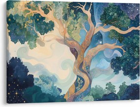 Obraz – Kosmiczne drzewo (70x50 cm)