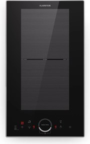 Klarstein Delicatessa Prime 30cm Płyta Indukcyjna 2 Strefy Gotowania Czarny