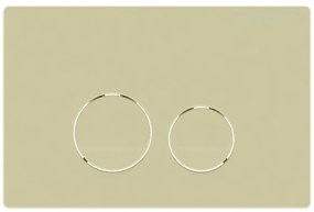 Zestaw LERA stelaż podtynkowy WC z miską wiszącą LERA i przyciskiem w kolorze Ivory