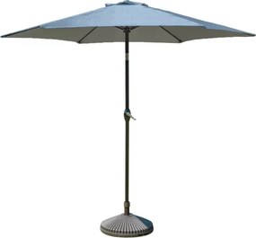 Parasol ogrodowy Julisa w kolorze szarym z regulacją kąta nachylenia