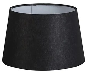 Abażur lniany czarny 25/16