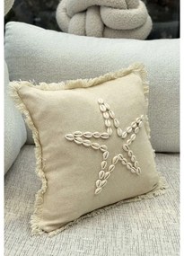Bawełniana poszewka na poduszkę 43x43 cm Seashells – Mioli Decor