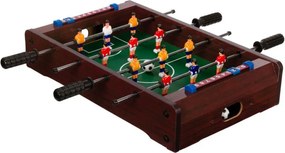 Mini piłkarzyki stołowe z 51 x 31 x 8 cm - ciemne