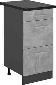 Szafka dolna do kuchni beton 40x60x81.6 r-line