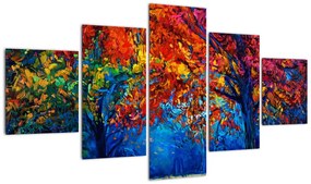 Obraz malowania natury (125x70 cm)