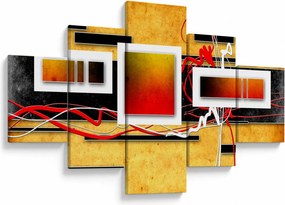 Obraz - Abstrakcja (125x70 cm)