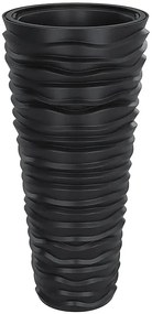 Antracytowa wysoka donica ogrodowa - Zarrax