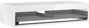 Mexen Box-A korpus szafki podumywalkowej 100 cm, 1 szuflada, biały połysk - 91AX0-1000-235-1-00