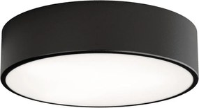 Lampa sufitowa z czujnikiem CLEO 2xE27/24W/230V Ø 30 cm czarna