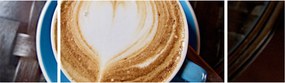 Obraz - Latte Art (170x50 cm)