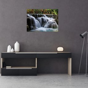 Obraz wodospadów w dżungli (70x50 cm)