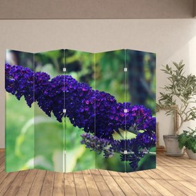 Parawan - Niebieski kwiat (210x170 cm)