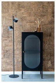 Czarna metalowa witryna 50x110 cm Adelaide – House Nordic