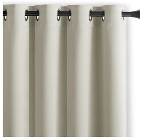 Kremowa zasłona zaciemniająca 140x245 cm Eyelets – Restilo