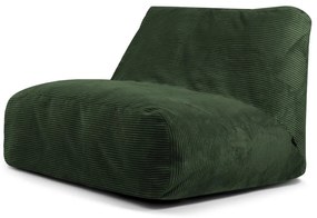 Zielony sztruksowy worek do siedzenia Sofa Tube – SLOWDOWN