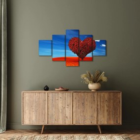 Obraz - Serce z drzewa (125x70 cm)