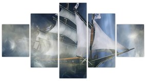 Obraz - Statek widmo (125x70 cm)