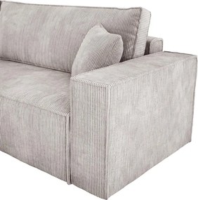 Narożnik POSO XL Prawostronny zestaw z poduszkami wolnostojący tkanina POSO 100 WERSAL