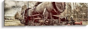 Historyczny wizerunek lokomotywy (170x50 cm)