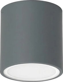 Ideal Lux - Zewnętrzna oprawa punktowa TECHO 1xGU10/20W/230V śr. 9 cm IP54 antracyt