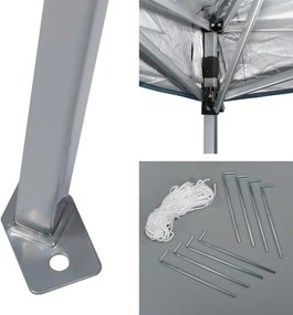 Pawilon niebieski - 3x3 m, bardzo gruba plandeka PE 210 g /