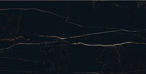Mexen Flamingo Black gres szkliwiony rekt. G1, płytka podłogowo-ścienna 120 x 60 cm, wysoki połysk - TL215-120-060-00