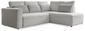 Kremowy rozkładany narożnik (róg zmienny) Homely Tommy – Miuform