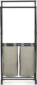 Stojak z miejscem do przechowywania GD-176 BK, plastik, czarny
