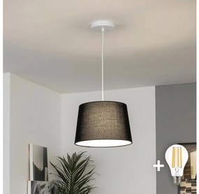 Brilagi - LED lampa wisząca na przewodzie CERIA 1xE27/40W/230V śr. 30 cm czarna