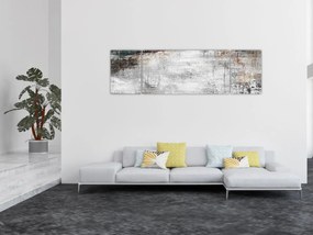 Obraz - Abstrakcyjne teksturowane płótno (170x50 cm)