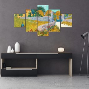 Obraz - Vincent van Gogh, Farmhouse in Provence, reprodukcje (125x70 cm)