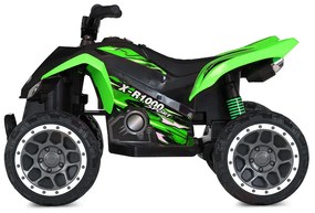Elektryczny quad dla dzieci, 12V, zielony