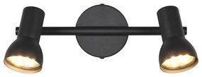 Czarna lampa punktowa ø 8 cm Cantar – Trio